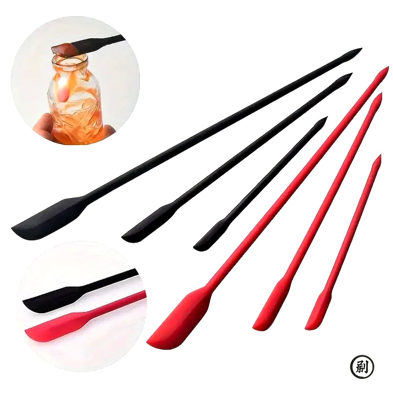 Baking Kitchen Set - 3-Piece Mini Silicone Spatula Set -