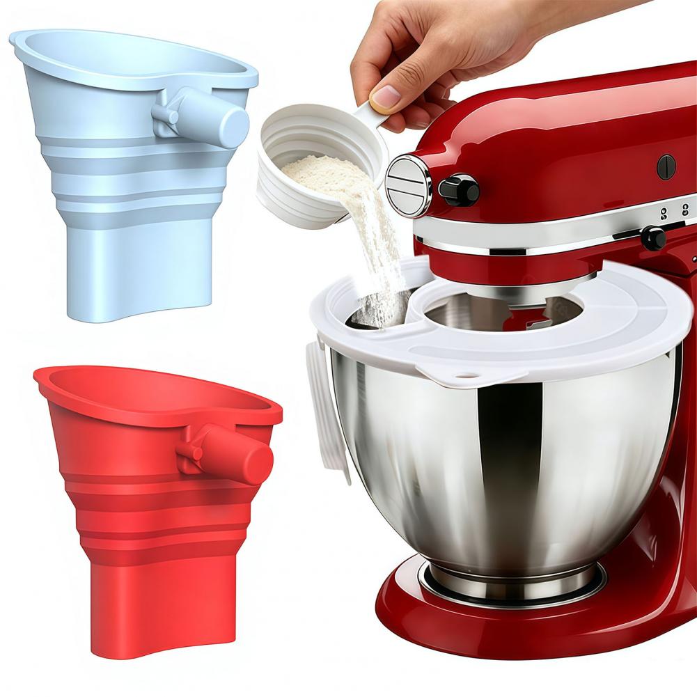Kitchen Baking Aid - Stand Mixer Splash Guard Silicone Flour