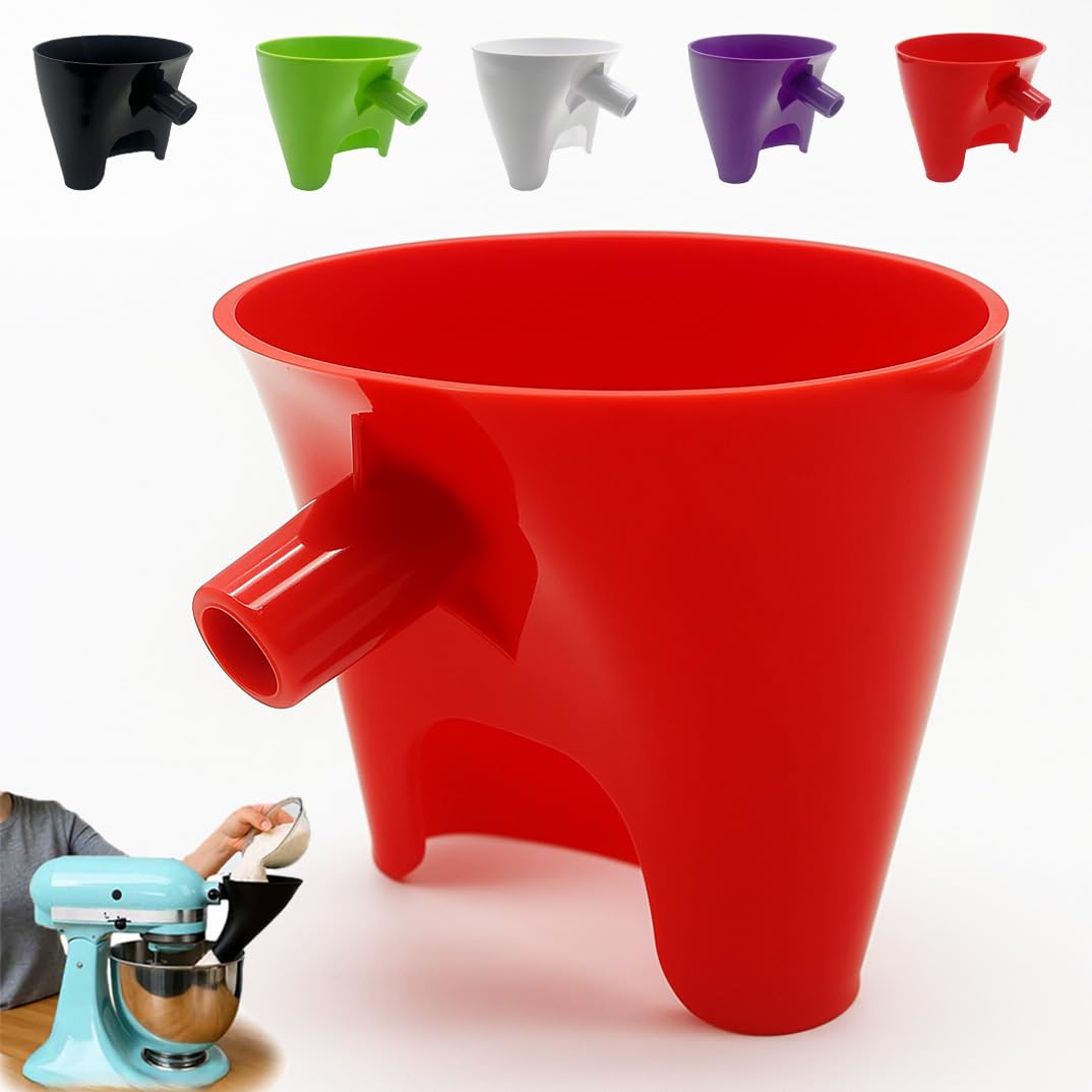 Kitchen Baking Aid - Flour Funnel for Kitchen Aid Mixer,