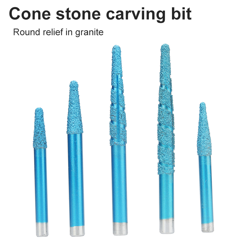 Rolling Pin Marble - Conical Ball Head Stone Cutting Drill