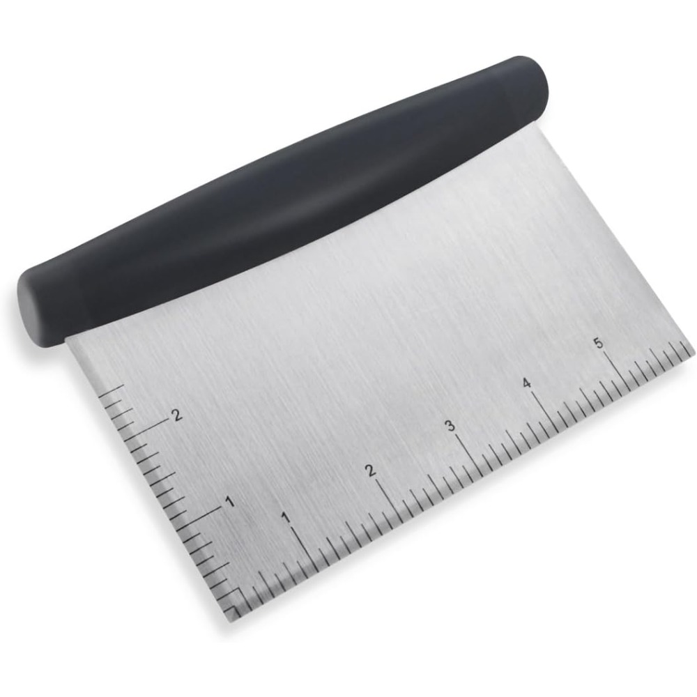 Bench Scraper Dough - Multipurpose Stainless Steel Bench Scraper Dough