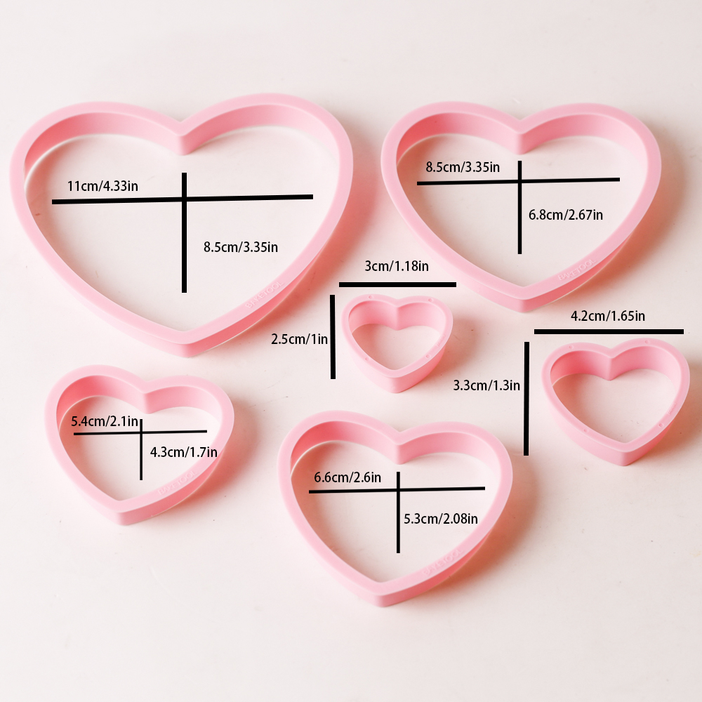 1set/3sets Pink Heart Star Flo - Baking Kitchen Set incelemesi ve fiyatı