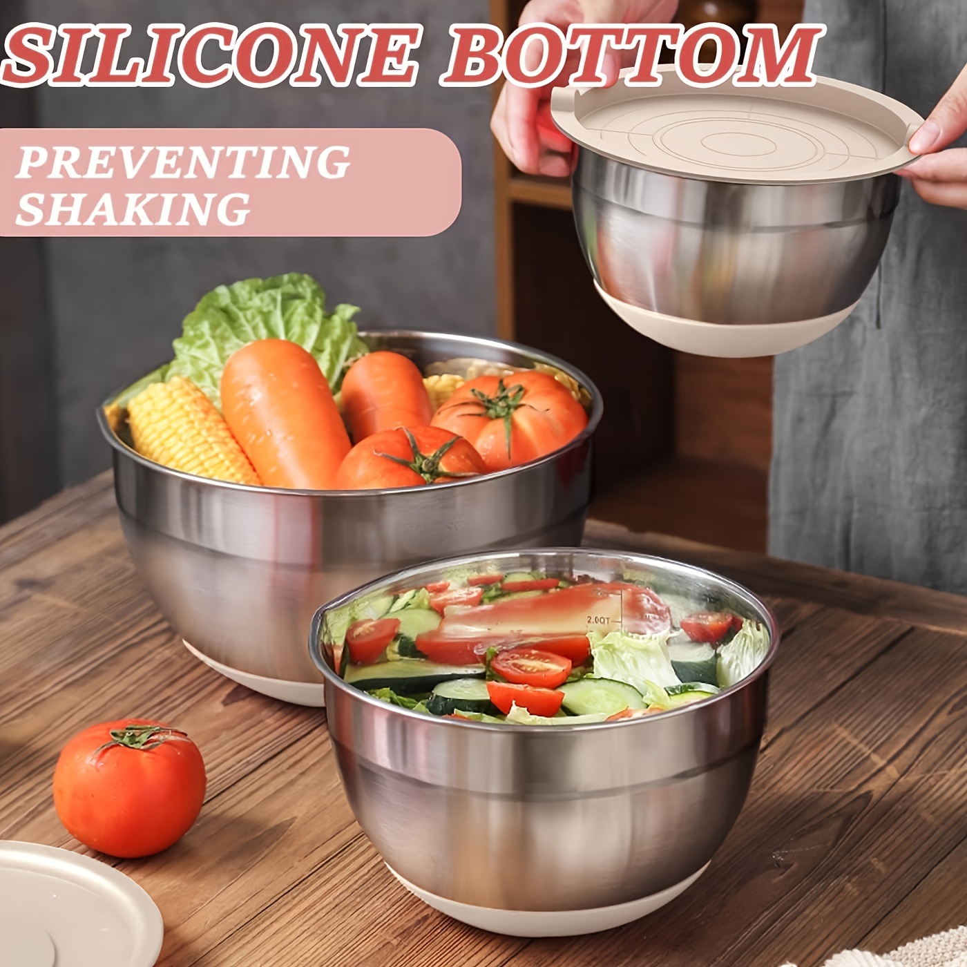 Stainless Steel Mixing Bowls S - Kitchen Baking Bowls incelemesi ve fiyatı