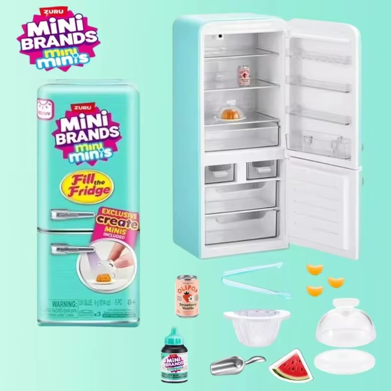 HOT Led Light Up Mini Refriger - Miniature Baking Kitchen incelemesi ve fiyatı
