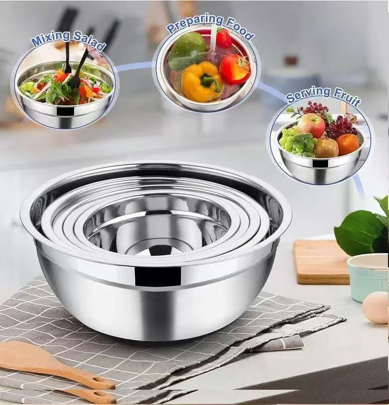 Thickened Stainless Steel Mixi - Kitchen Baking Bowls incelemesi ve fiyatı