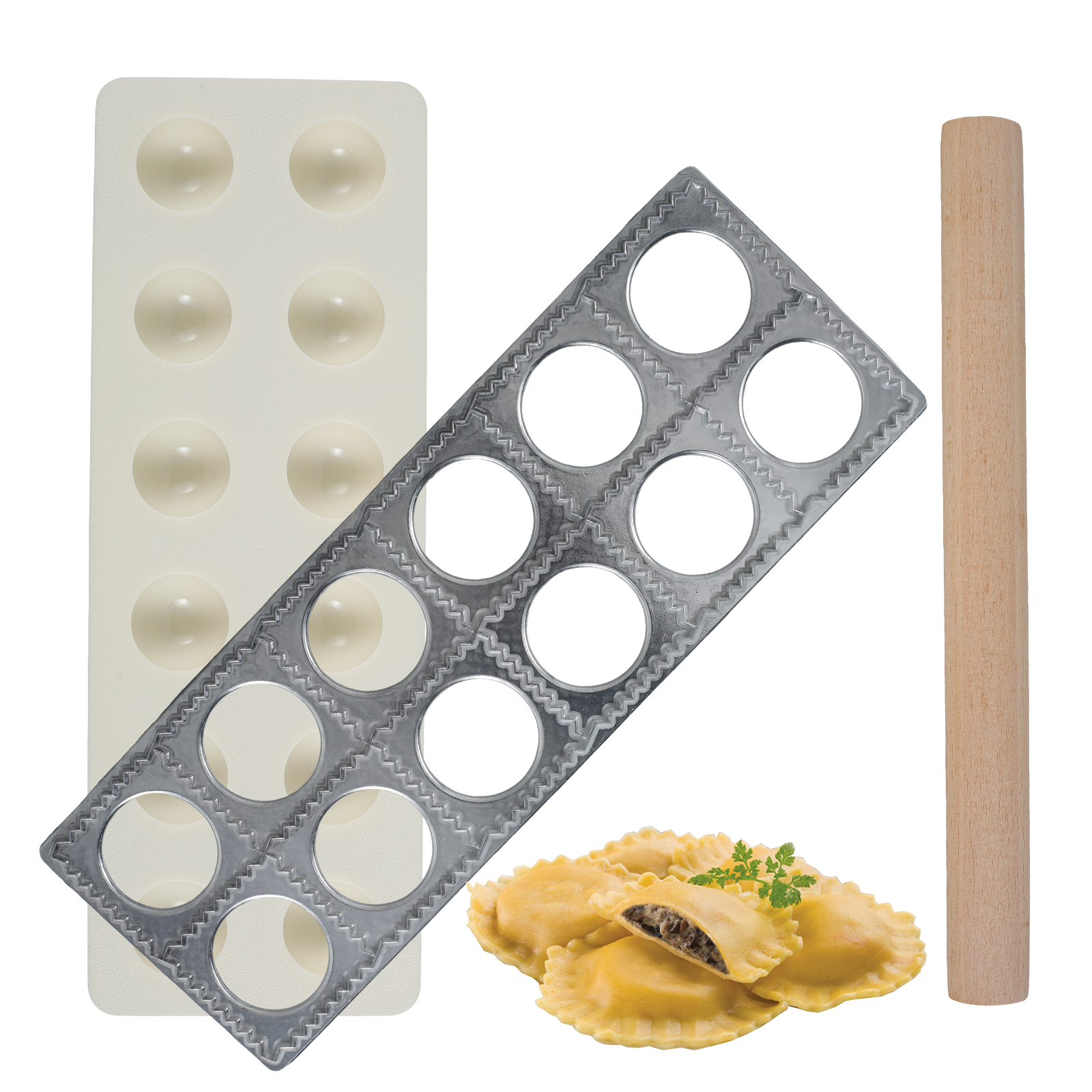Ravioli Maker Press 10/12 Hole - Kitchen Baking Aid incelemesi ve fiyatı