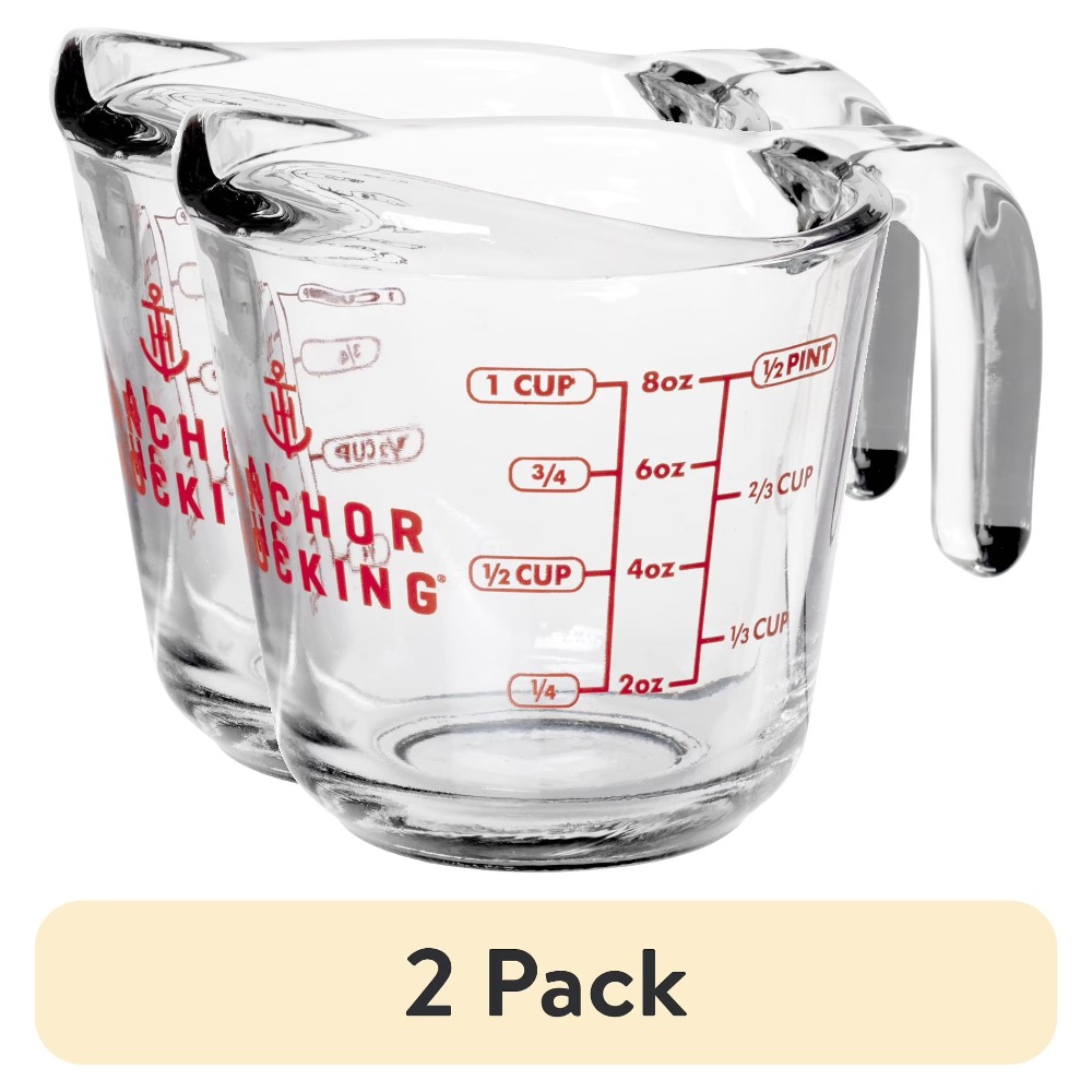 2-Pack Glass Measuring Cups Se - Baking Kitchen Set incelemesi ve fiyatı
