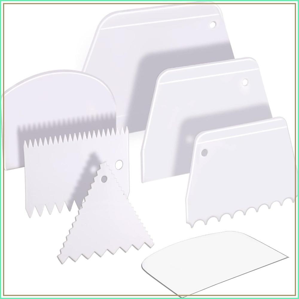 7 Pcs Cake Scraper Set - Dough - Bench Scraper Dough incelemesi ve fiyatı