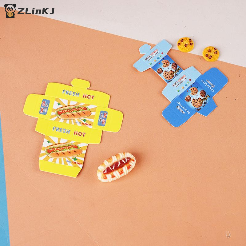 ▶5 Sets Miniature Fast Food Pa - Miniature Baking Kitchen incelemesi ve fiyatı