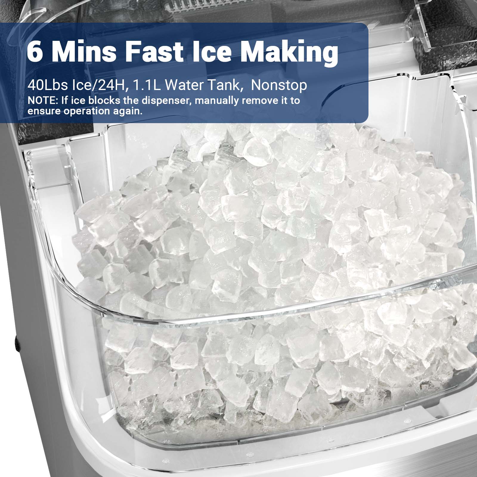 Nugget ice Maker countertop, S - Miniature Baking Kitchen incelemesi ve fiyatı