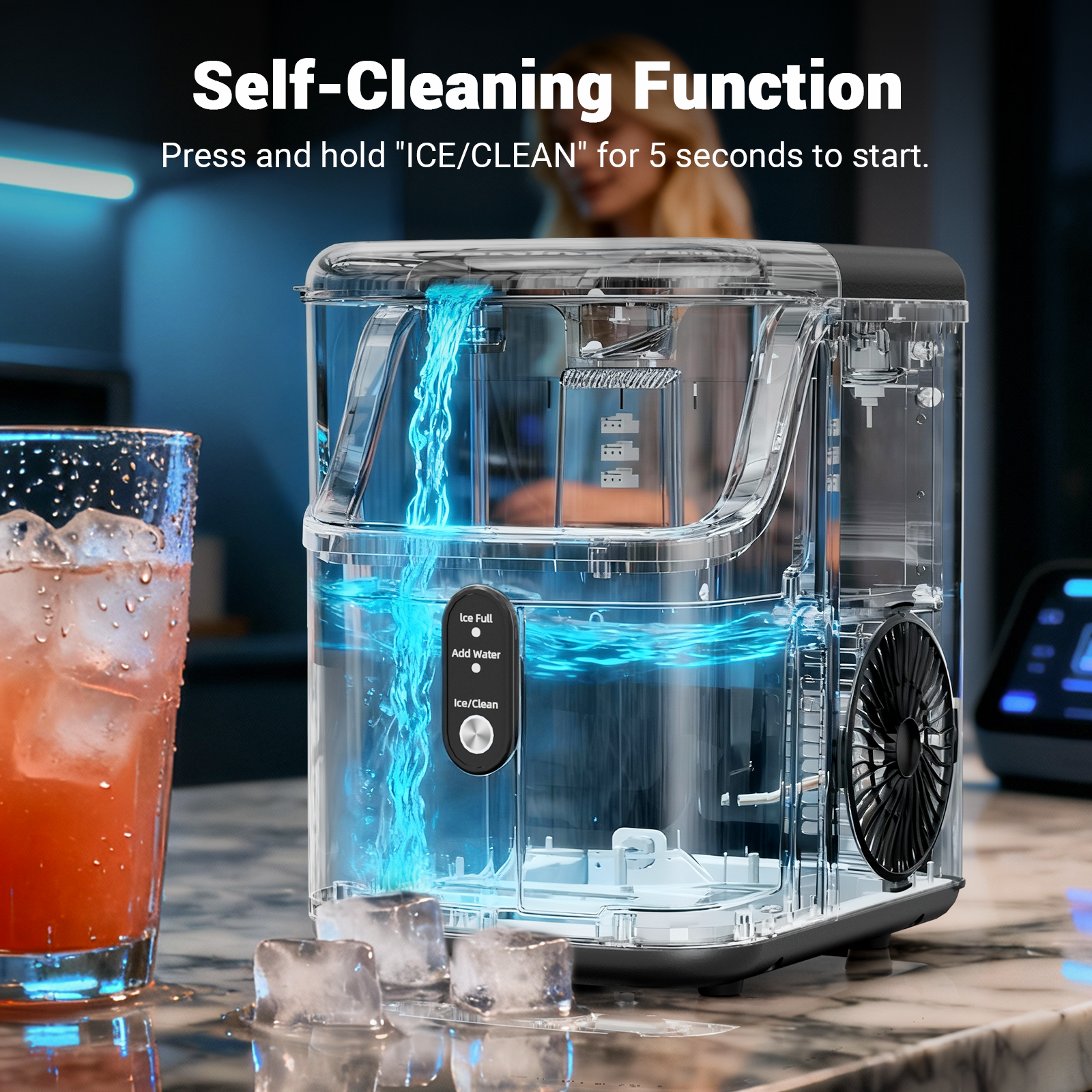 Nugget ice Maker countertop, S - Miniature Baking Kitchen incelemesi ve fiyatı