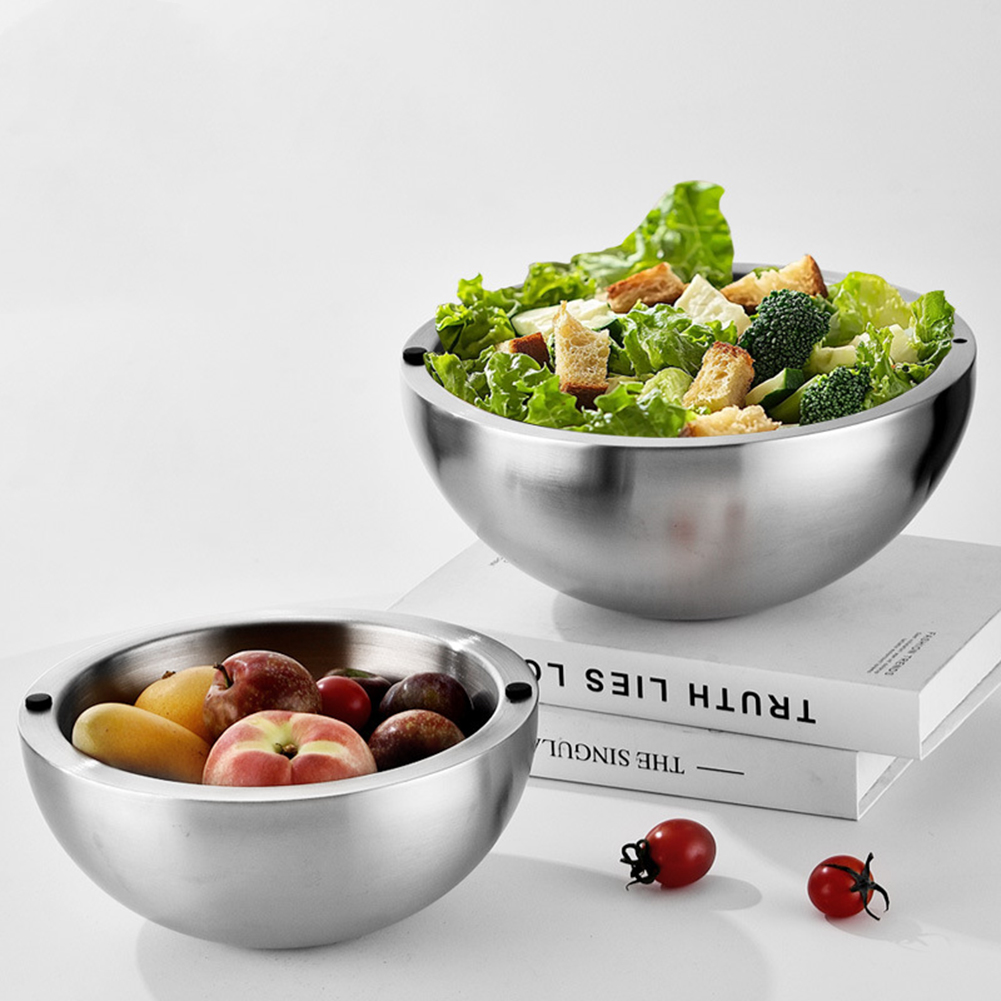 304 Thickened Salad Mixing Bow - Kitchen Baking Bowls incelemesi ve fiyatı