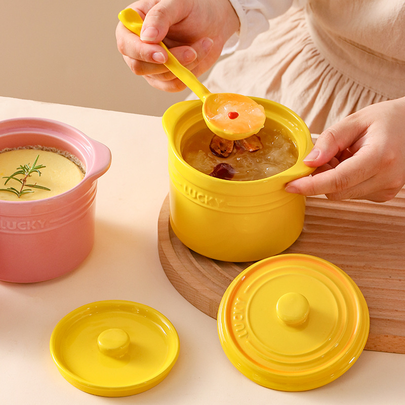 Double Lid Ceramic Bowl,Bird's - Kitchen Baking Bowls incelemesi ve fiyatı