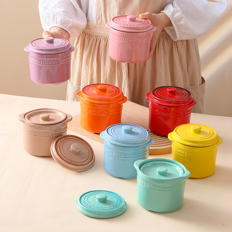 Double Lid Ceramic Bowl,Bird's - Kitchen Baking Bowls incelemesi ve fiyatı