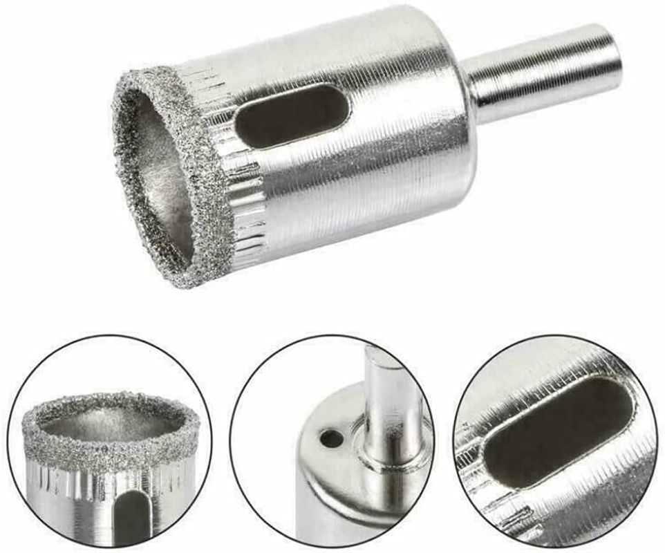 10PCS 3-50mm Diamond Hole Saw  - Rolling Pin Marble incelemesi ve fiyatı