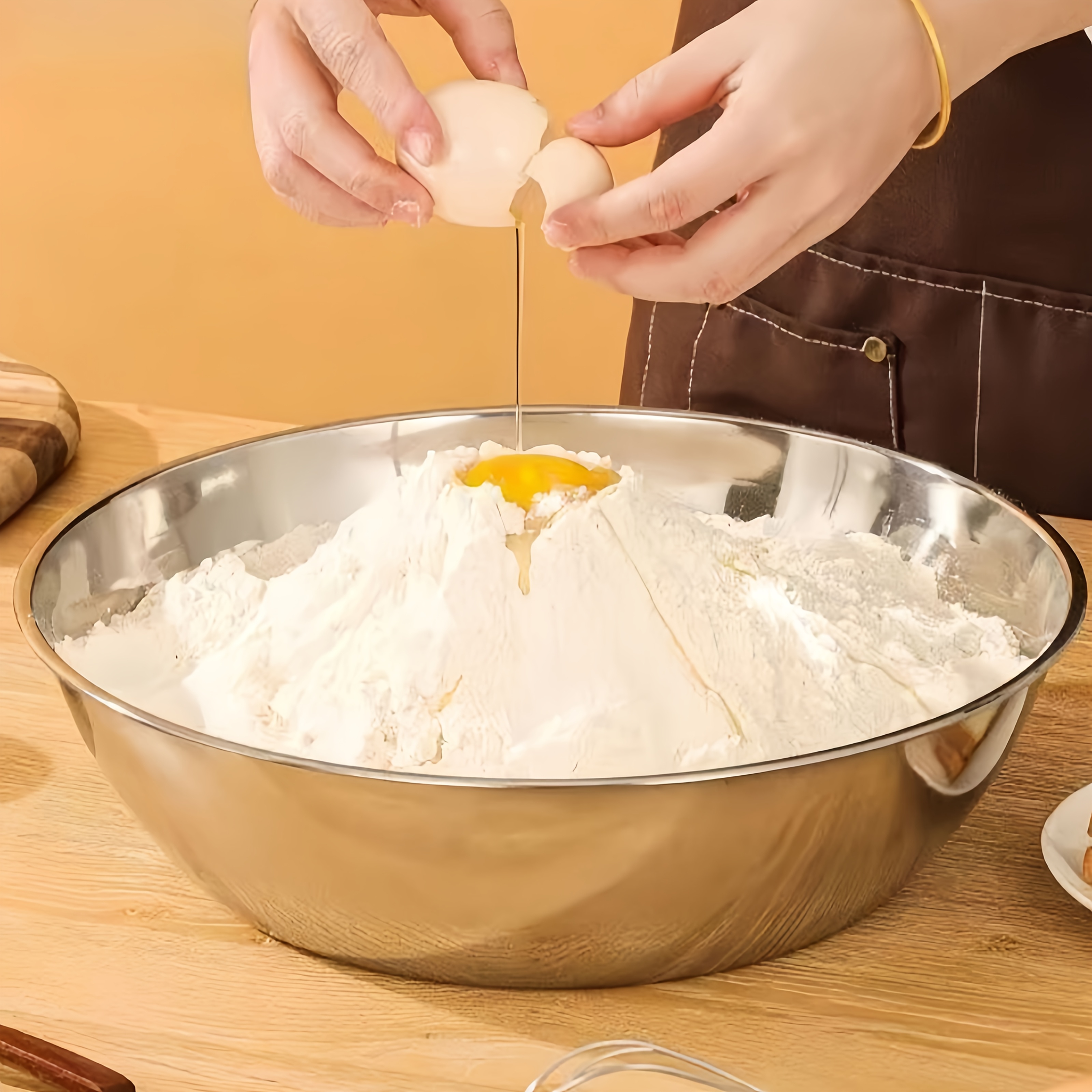 1Pcs, 32cm Stainless Steel Mix - Kitchen Baking Bowls incelemesi ve fiyatı