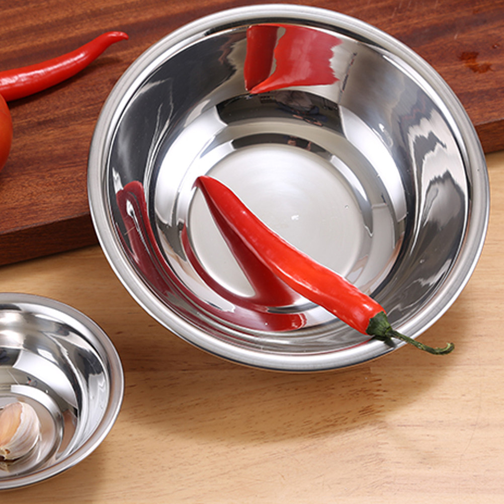 1Pcs Thickened Stainless Steel - Kitchen Baking Bowls incelemesi ve fiyatı