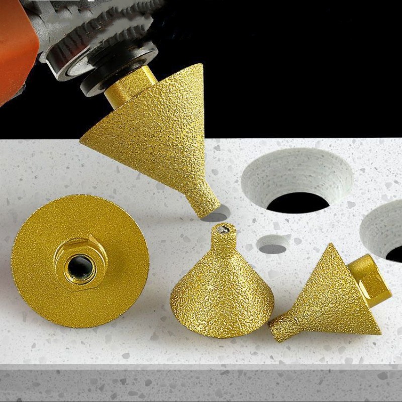 M14 diamond chamfer corn drill - Rolling Pin Marble incelemesi ve fiyatı