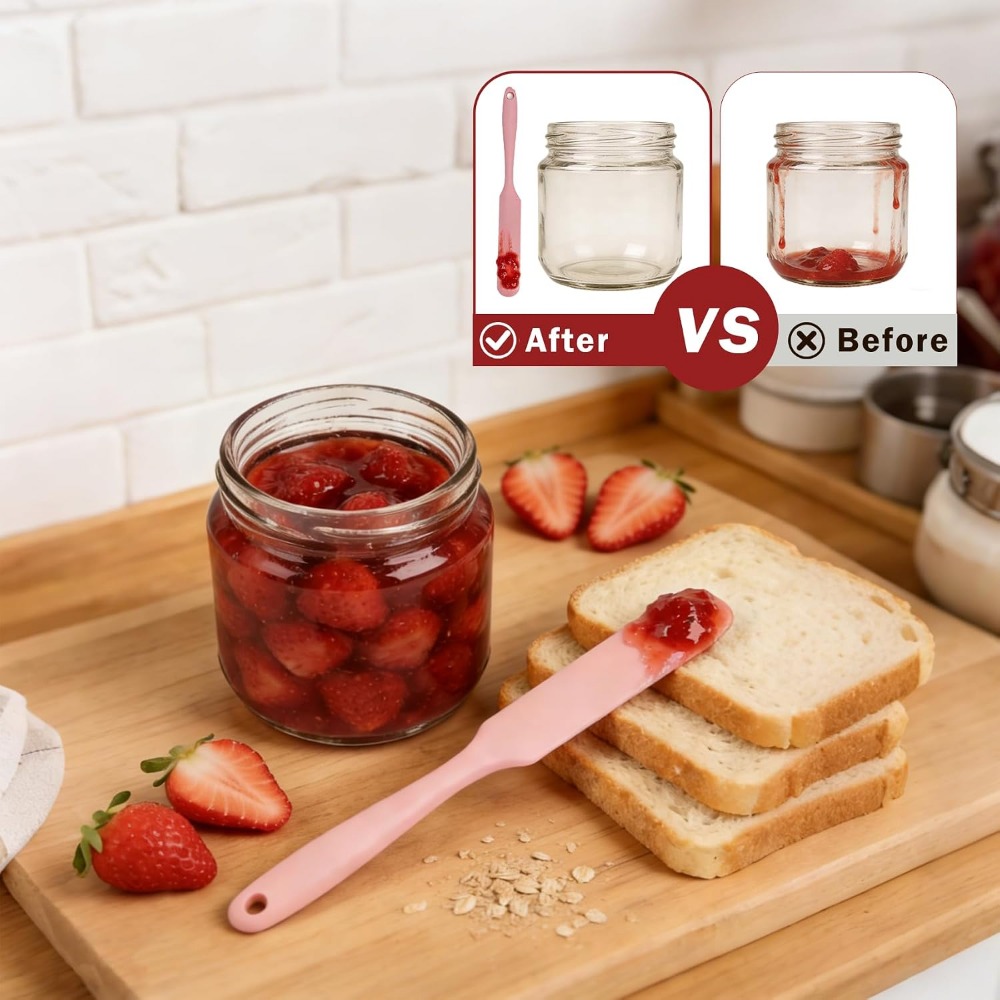 Long-Handled Silicone Spatula  - Baking Kitchen Set incelemesi ve fiyatı