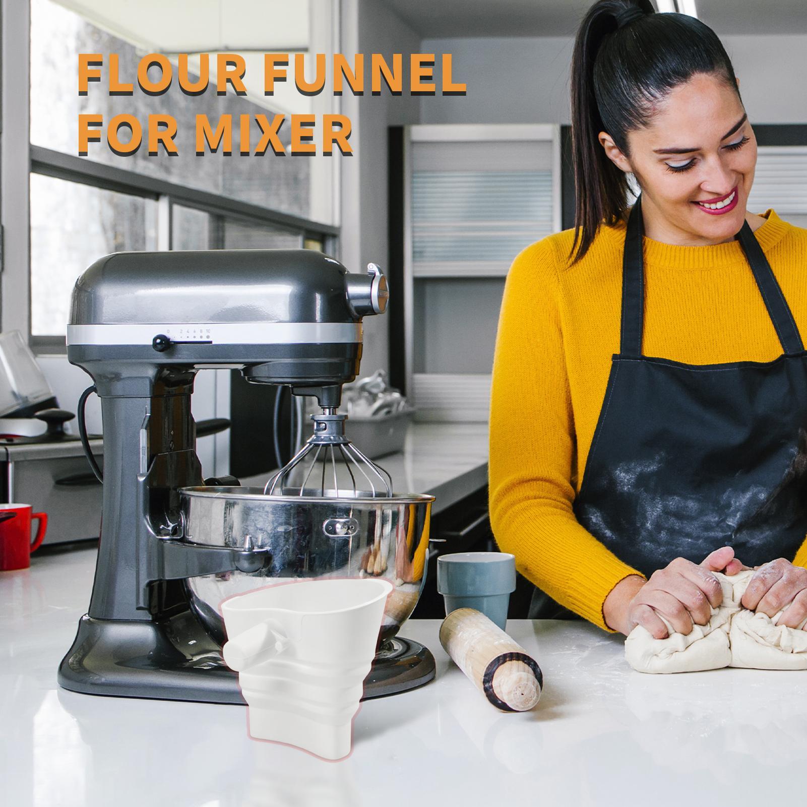 Flour Mixer Funnel Dough Bakin - Kitchen Aid Baking Bread incelemesi ve fiyatı