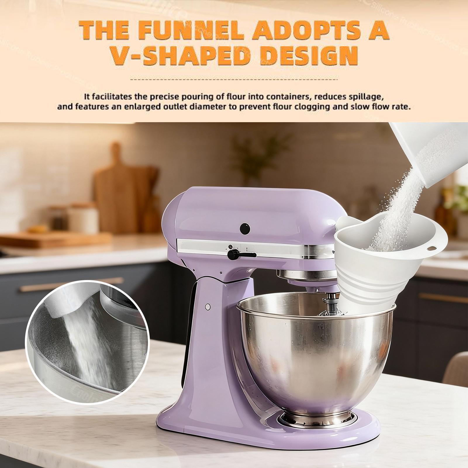 Flour Mixer Funnel Dough Bakin - Kitchen Aid Baking Bread incelemesi ve fiyatı