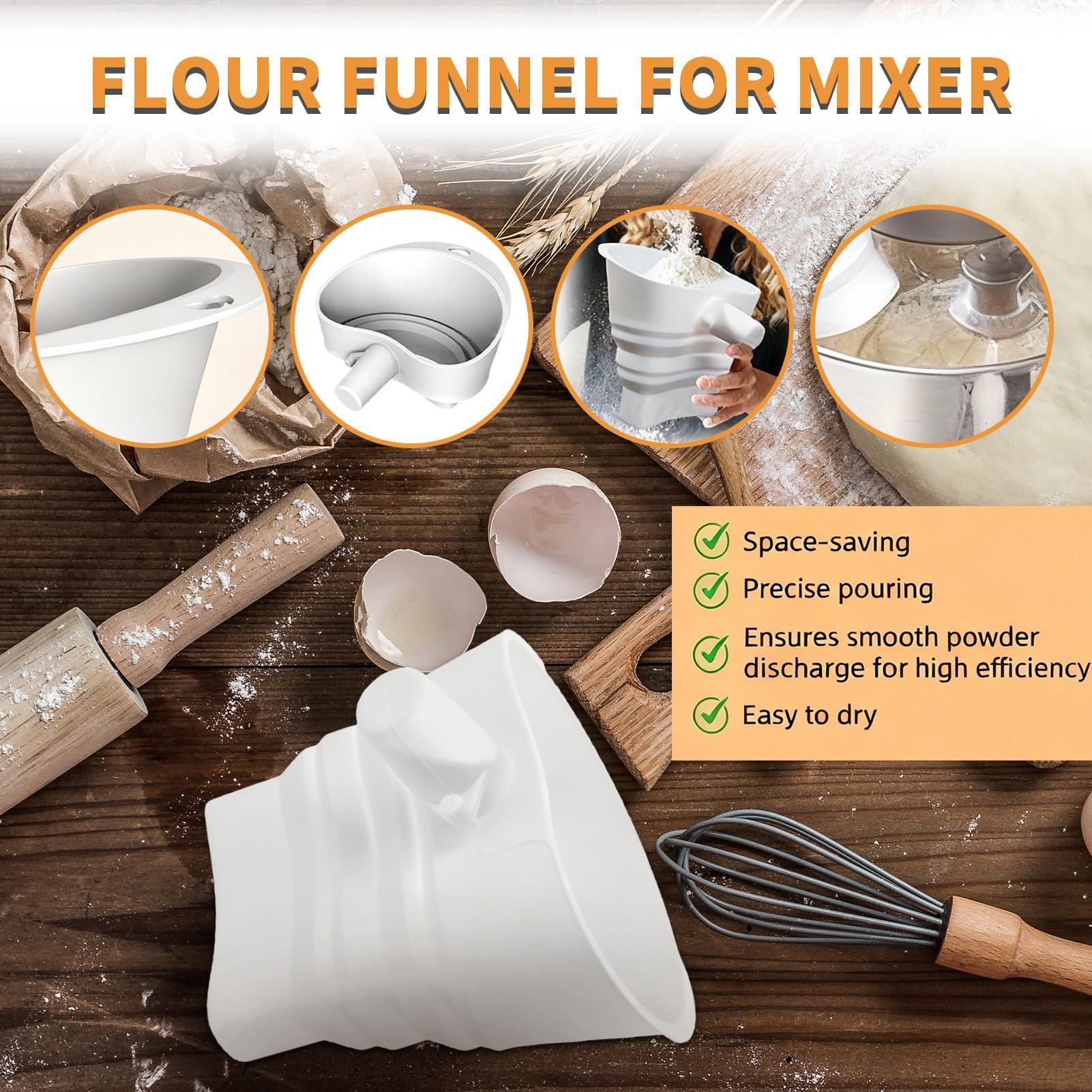 Flour Mixer Funnel Dough Bakin - Kitchen Aid Baking Bread incelemesi ve fiyatı