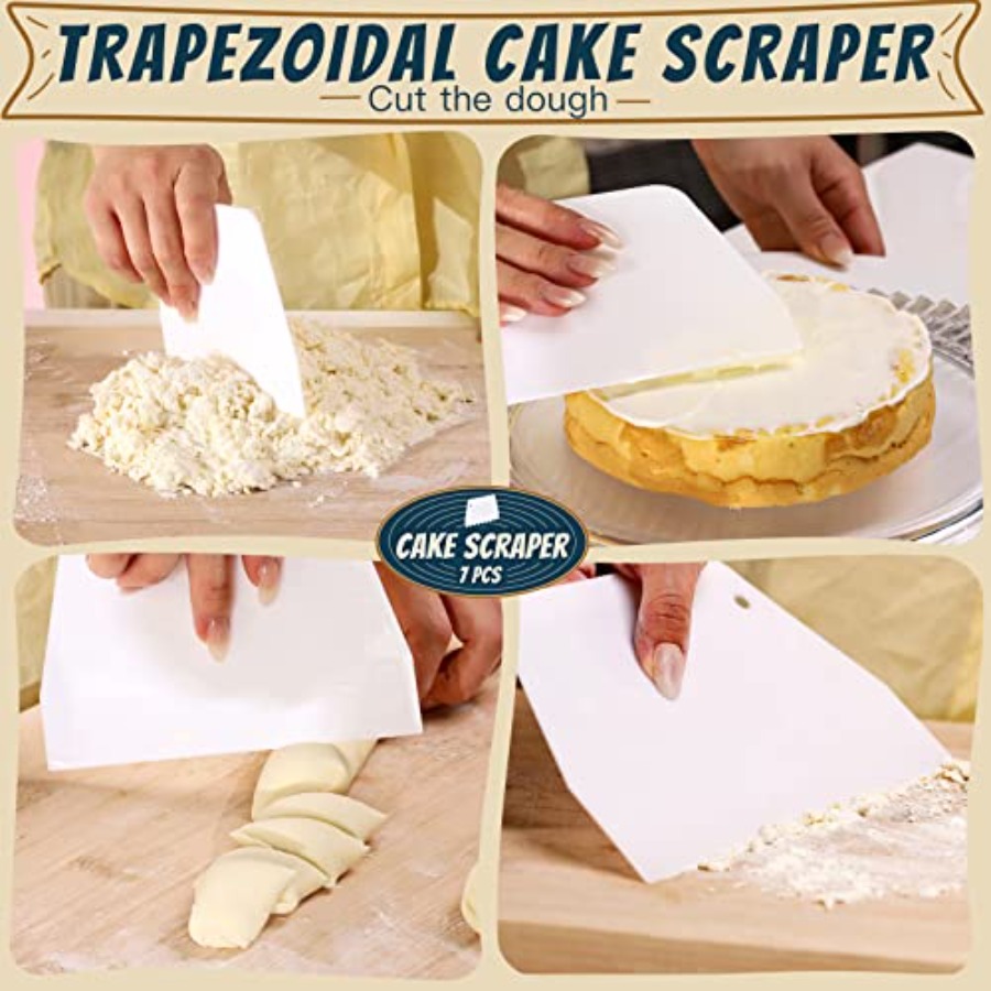 Cake Scraper Cake Smoother, 7  - Bench Scraper Dough incelemesi ve fiyatı
