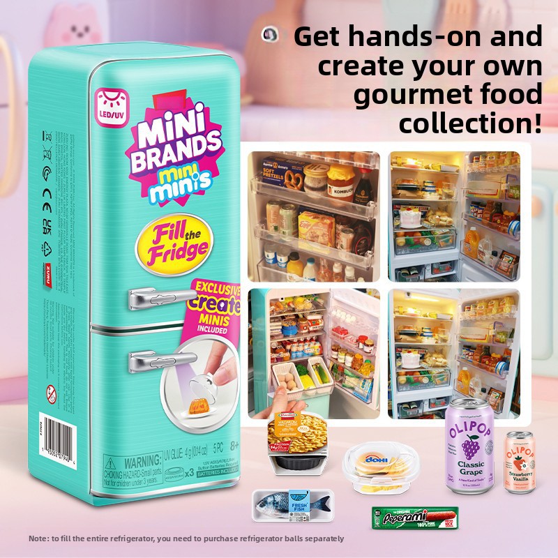 Led Light Up Mini Refrigerator - Miniature Baking Kitchen incelemesi ve fiyatı