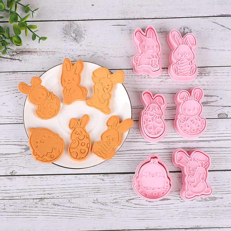 6pcs/Set Easter Bunny Cookie C - Baking Kitchen Set incelemesi ve fiyatı