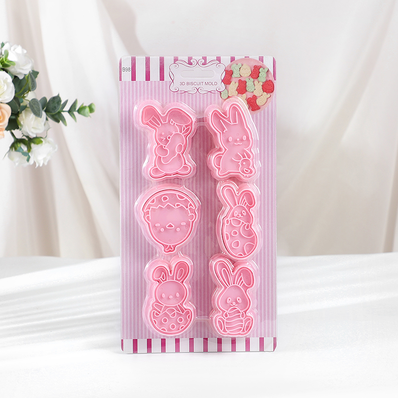 6pcs/Set Easter Bunny Cookie C - Baking Kitchen Set incelemesi ve fiyatı