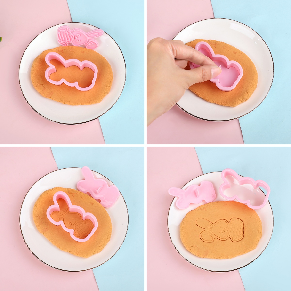 6pcs/Set Easter Bunny Cookie C - Baking Kitchen Set incelemesi ve fiyatı