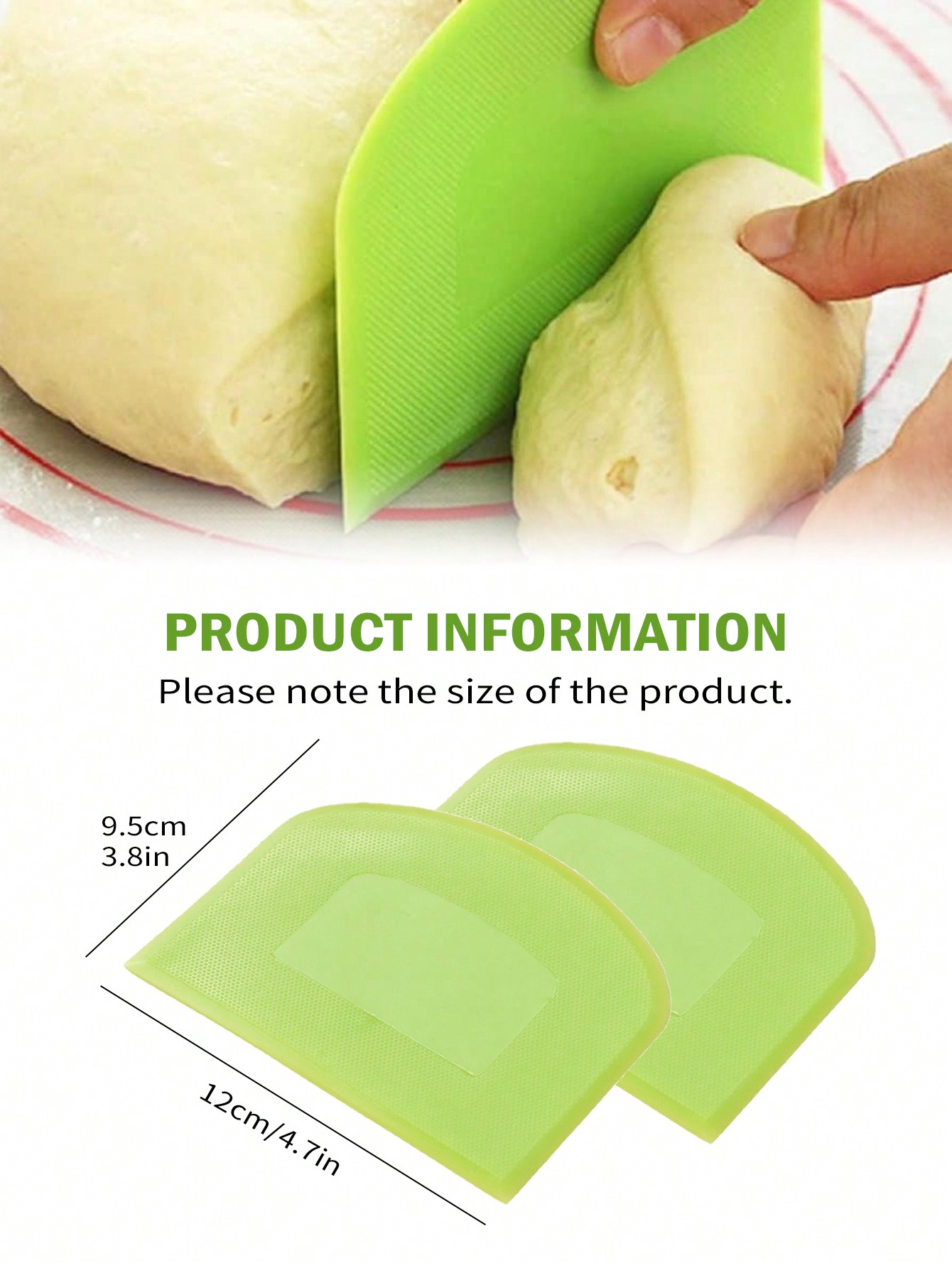 Leeseph 2pcs Dough Scraper Bow - Bench Scraper Dough incelemesi ve fiyatı