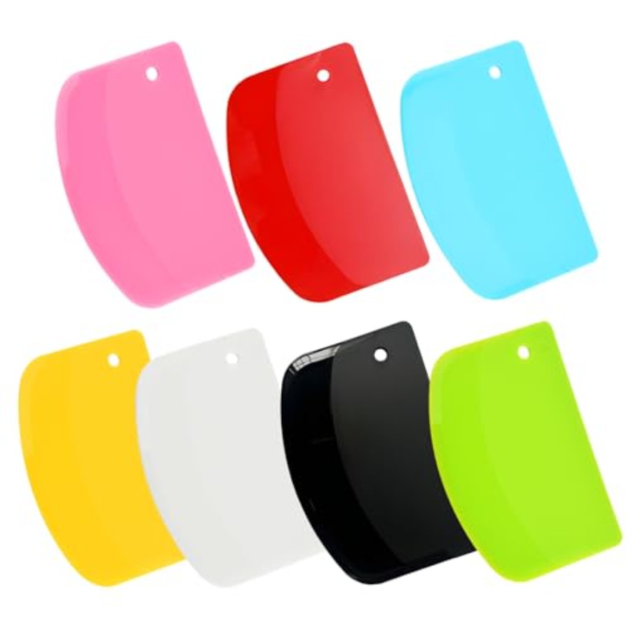 7PCS Dough Scraper Set, Plasti - Bench Scraper Dough incelemesi ve fiyatı