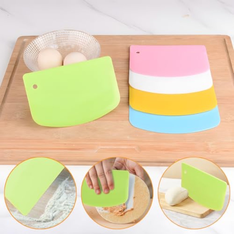 7PCS Dough Scraper Set, Plasti - Bench Scraper Dough incelemesi ve fiyatı