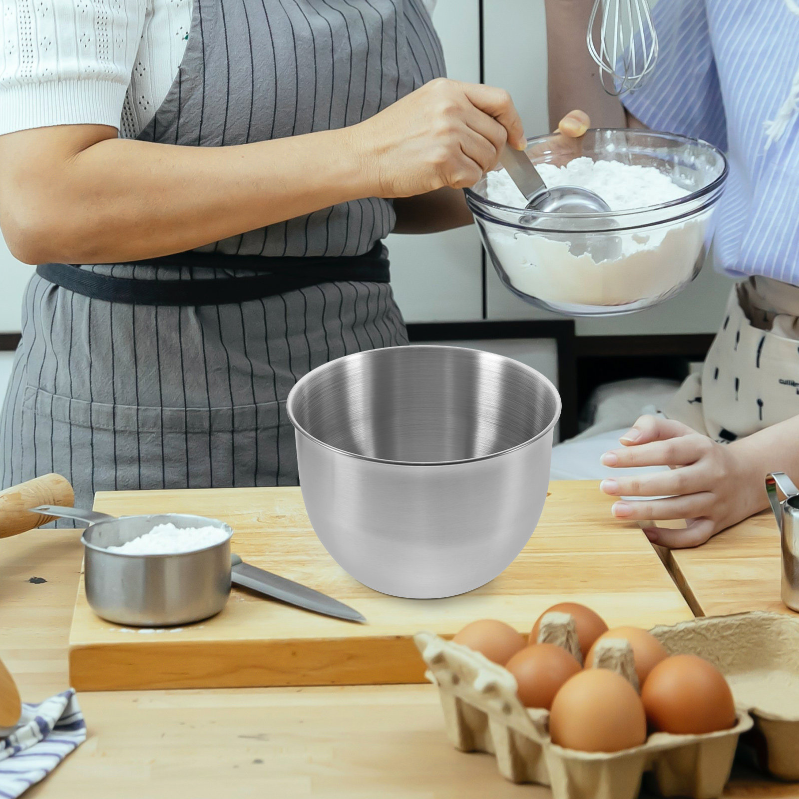Stainless Steel Mixing Bowl De - Kitchen Baking Bowls incelemesi ve fiyatı