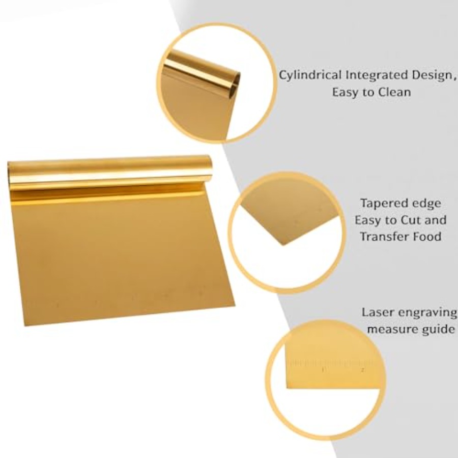 2 Pack Stainless Steel Dough S - Bench Scraper Dough incelemesi ve fiyatı