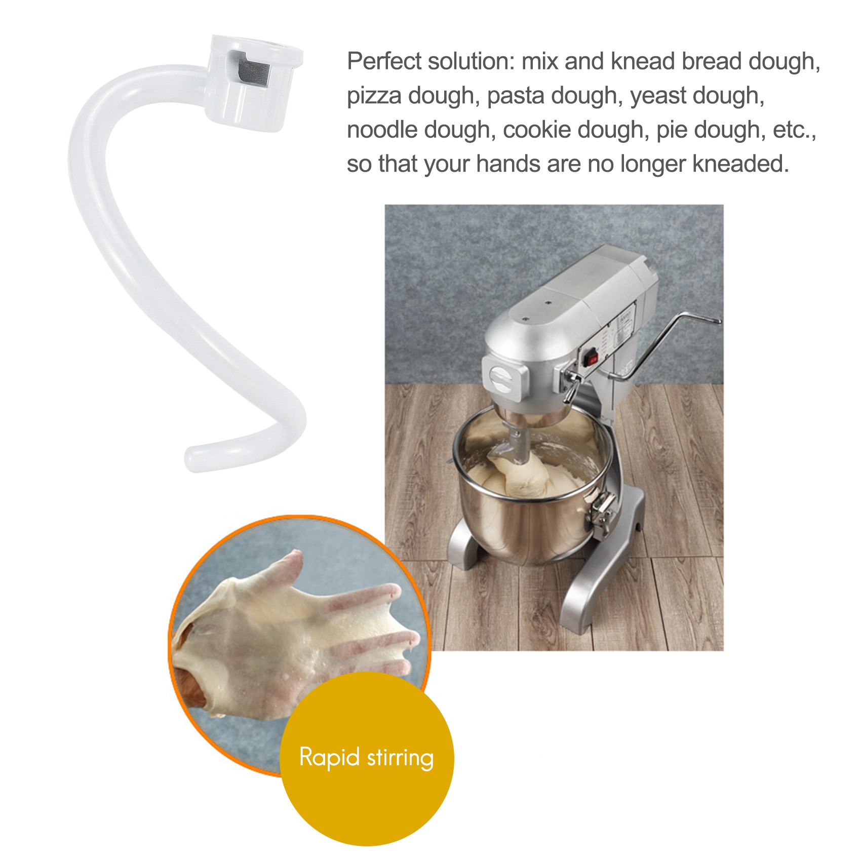 AEE6-Spiral Dough Hook Replace - Kitchen Baking Aid incelemesi ve fiyatı