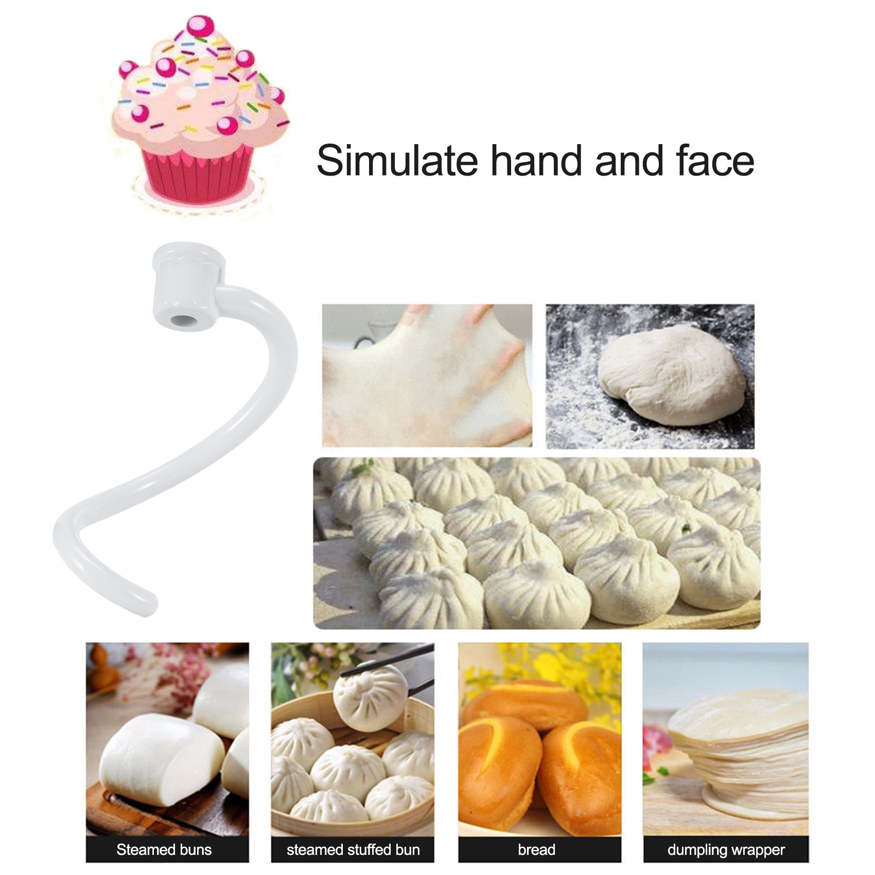 AEE6-Spiral Dough Hook Replace - Kitchen Baking Aid incelemesi ve fiyatı
